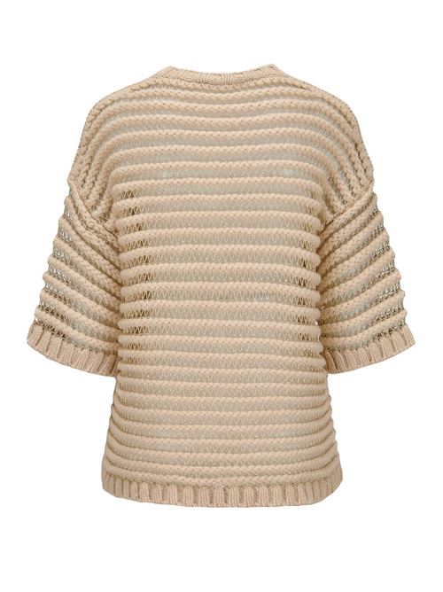 pure camel crew neck FABIANA FILIPPI | MAD215F094L5201236